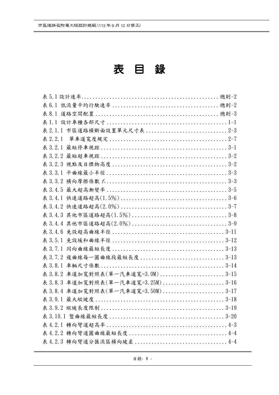 市區道路設計規範 PDF 第 11 頁