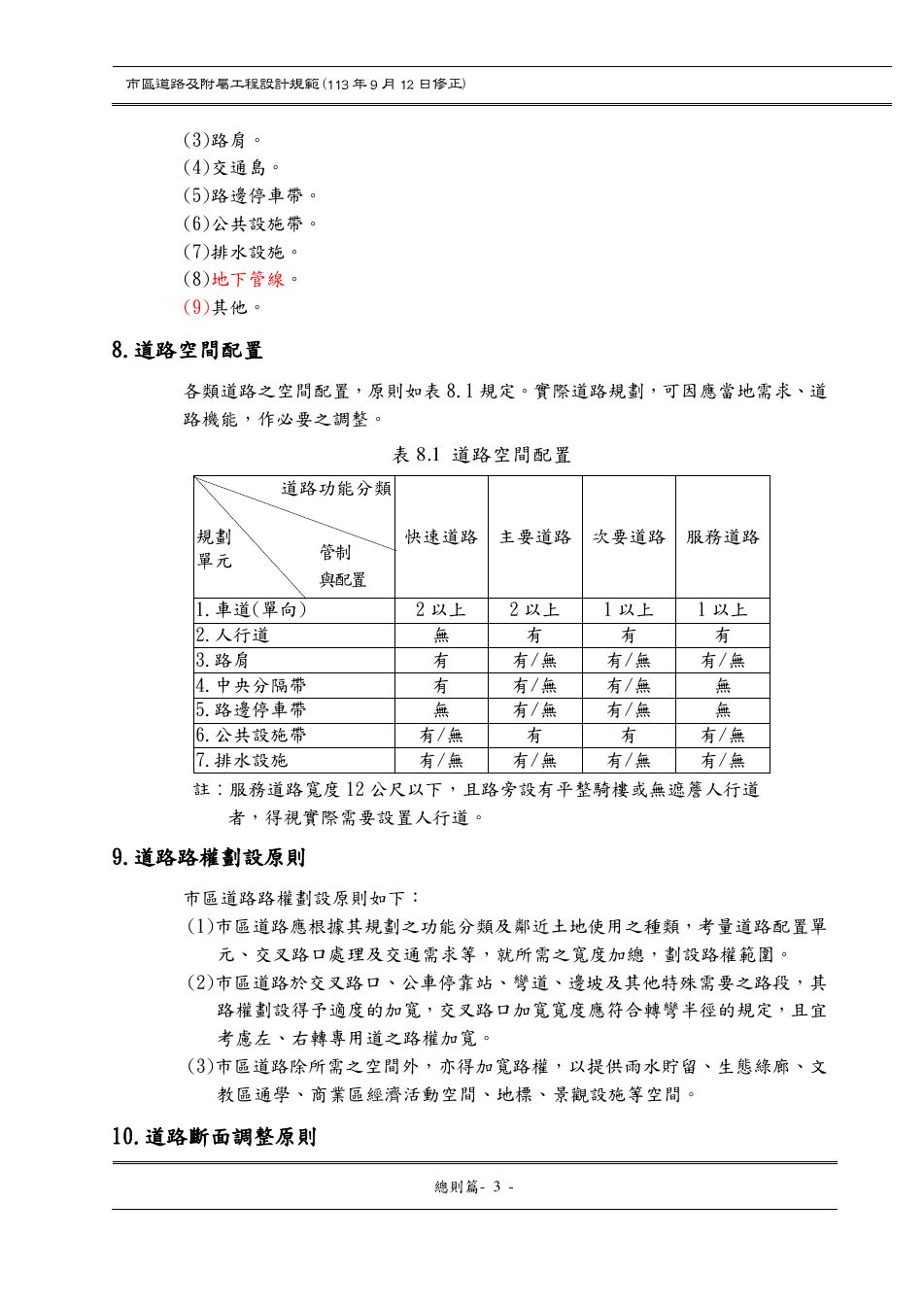 市區道路設計規範 PDF 第 16 頁