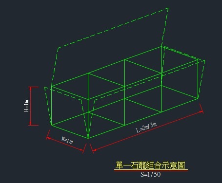 石籠編列方法