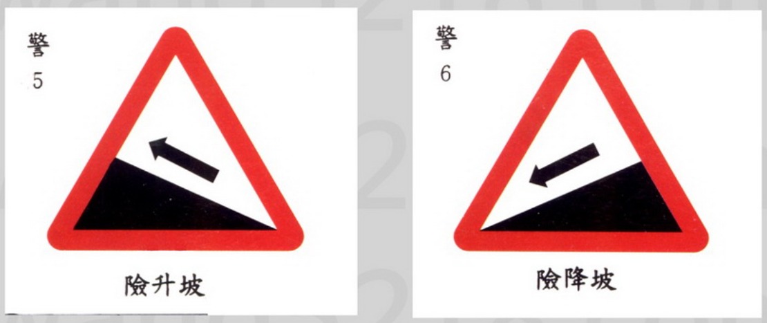 險升降坡標誌設置標準